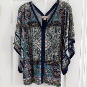 One World Womens Poncho Top